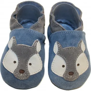 Capáčky baBice BA-108 šedá/modrá liška 22