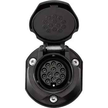 Přívěs k motorovému vozidlu zásuvka pro zapojení přívěsu SecoRüt 30135, [13 pólová zásuvka - 13 pólová zástrčka], 12 V, plast ABS