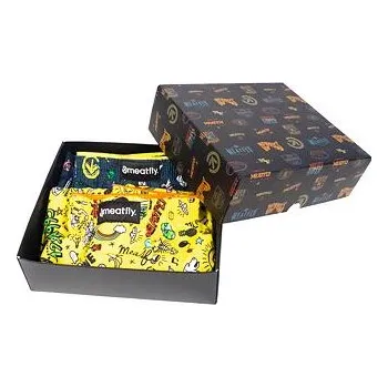 Trenýrky Meatfly pánské trenýrky Agostino Jamm Gift Pack | Žlutá | Velikost XL