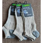 Nízké bambusové ponožky VoXX BOJAR - béžové - set 3 párů Velikost: 39-42