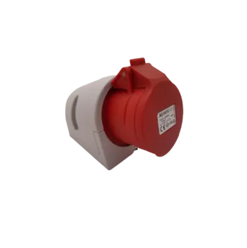 Elektrická zásuvka Zásuvka průmyslová 32A 5P 380V - 400V nástěnná venkovní IP44 TP electric 3107-307-1600