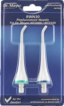 Náhradní nástavec pro ústní sprchu Dr. Mayer RWN30 náhradní hlavice 2 ks