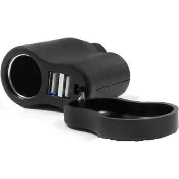 Auto elektroinstalace USB + 12V EURO redukce do malé BMW, Triumph (DIN) moto zásuvky 12V