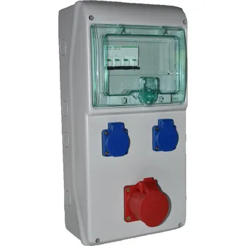 Rozvaděč ASEB 1316504 skříň zásuvková 2x 230V + 1x 5/16A