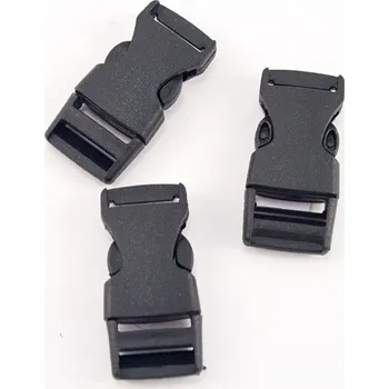 Trojzubec plastový - černý - průvlek 1,6 cm