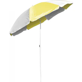 Slunečník Happy Green Slunečník plážový s kloubem 180 cm žlutý