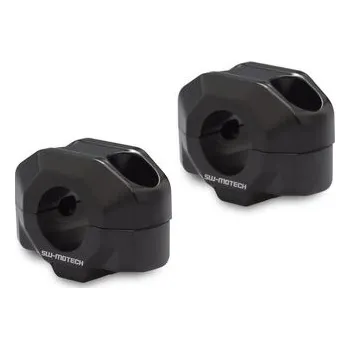 Řídítka Zvýšení řídítek 22 mm H = 15 mm - černý