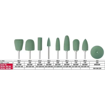 Brusný kotouč Edenta Exa technik Zelená BR03UM