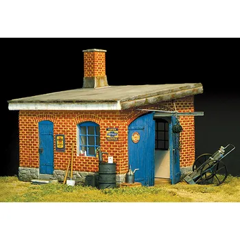 Plastikový model Plusmodel 1/35 Garage