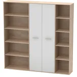 Skříň Maurus NEW MA50, dub sonoma/bílá, 181x33,5 cm, moderní design