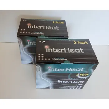 Infražárovka INTERHEAT čirá 250W, bal. 2ks odol. tvrzené sklo