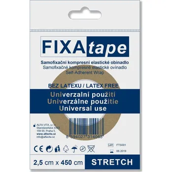 ALFA VITA Fixatape Strech Samofixační elastické obinadlo 2,5 cm x 450 cm 1 ks