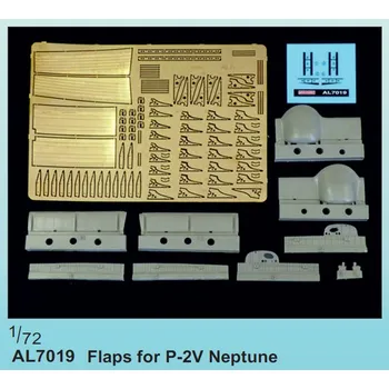 Plastikový model Plusmodel 1/72 P2V Neptune - Flaps (resin set,PE & decals)