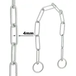 Hafani.cz Stahovací obojek jednořadý dlouhé články ø materiálu 4mm délka 60cm