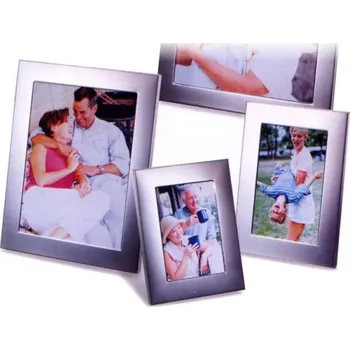 Rám na obraz Stříbrný fotorámeček YL 220 10 x 15 cm