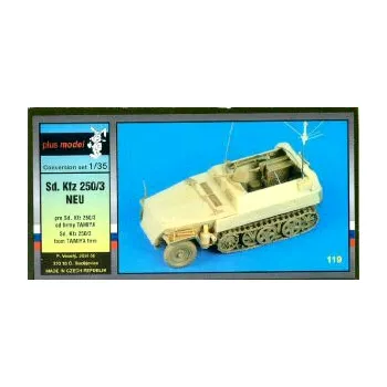 Plastikový model Plusmodel 1/35 SdKfz250/3 Conv.set