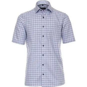 Pánská košile Pánská košile Casa Moda Fit modrá krátký rukáv 49 - 56 (4XL - 7XL) Casa Moda ODE-CAS-893183500 - 54