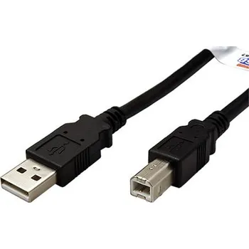 Datový kabel EFB USB 2.0 kabel A-B, 1,5m, černý (K5256SW.1,5) - 11.42.8811