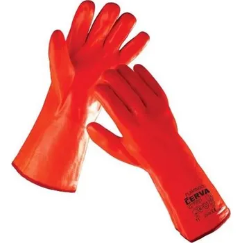 Pracovní rukavice CERVA FLAMINGO zimní rukavice máčené v PVC 1392