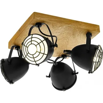 Nástěnné svítidlo Čtyřdílný industrialní svítidlo