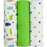 T-TOMI Tetra pleny Top Kvalita s potiskem zelení krokodýli