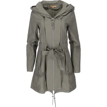 Dámský kabát Areline V627 kabát barva: žlutá okr., velikost: 40