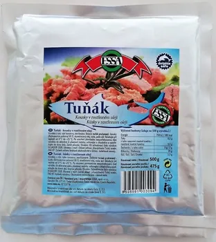 Nakládaná potravina ESSA Tuňák v rostlinném oleji kousky 1 kg