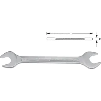 Klíč Klíč oboustranný plochý palcový 5/16´´x3/8´´, hazet, 450na-5/16x3/8vkh