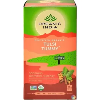 Horký nápoj Organic india Tulsi Tummy Bio 25 sáčků