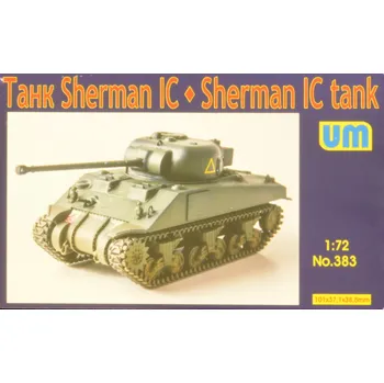 Plastikový model Unimodel 1/72 Sherman IC tank