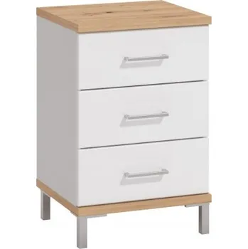 Noční stolek Noční stolek Auri - dub artisan/bílá