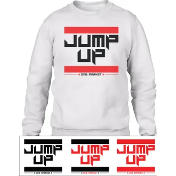 Pánská mikina DNB mikina pánská "JUMP-UP" Velikost: M, Barva: Bílá