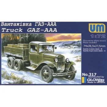 Plastikový model Unimodel 1/72 Truck GAZ-AAA