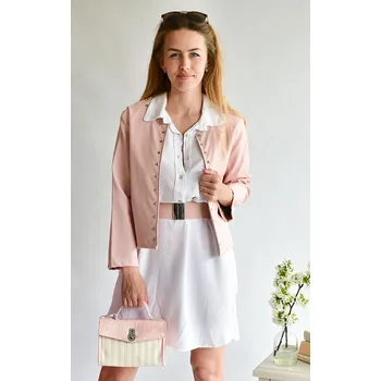 Dámský kabát A918 kabátek kr. Itálie barva: černá