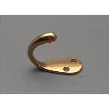 Věšák Kvalitní mosazný věšák s patinou - zlatý