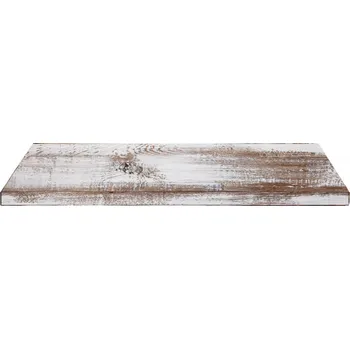 Stolová deska Stará Krása – Ruční výroba Masivní deska na stůl s bílou patinou 120 x 60 x 2,8