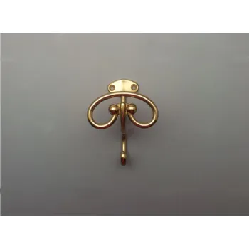 Věšák Zlatý mosazný věšák zlatý