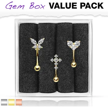 Piercing Piercing do obočí z chirurgická ocel VG-ESC01