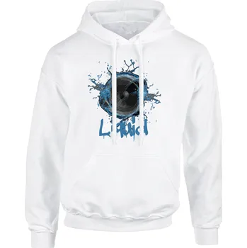 Pánská mikina Pánská mikina s kapucí Speaker Velikost: S, Barva: Bílá