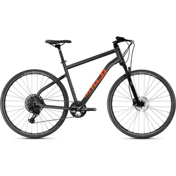 Ghost Square Cross Essential 28" Dark Silver/Midnight Black/Lava Orange 2021 Ghost Square Cross Essential 28" Dark Silver/Midnight Black/Lava Orange 2021