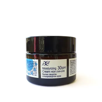 Přípravek na opalování Hristina Přírodní opalovací hydratační krém na obličej SPF30 50 ml