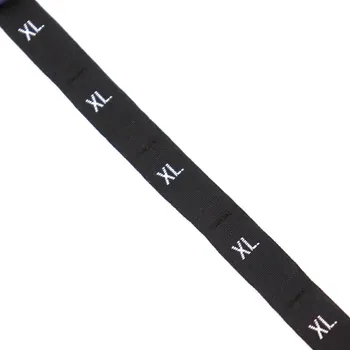 Pro Háčkování Velikostní štítek černý XL