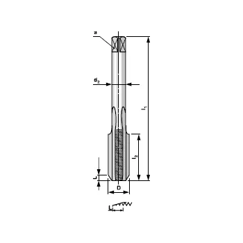 Závitořezný nástroj Závitník ruční sadový pn 8/3015 unf 6-40 2n no iii. (1160063)