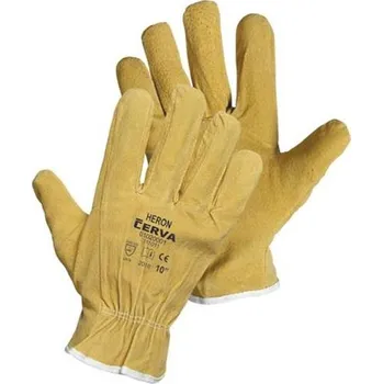 Pracovní rukavice CERVA HERON/HILTON kožené pracovní rukavice Velikost: vel. 9 2130_VEL