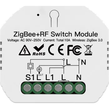 vypínač Moes zigbee + RF spínač