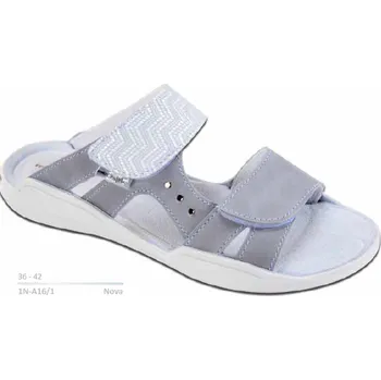 Dámská obuv MEDISTYLE NOVA 1N-A/16/1 zdravotní pantofeL šedý vel.36-42, --- - 38