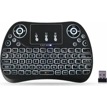 Klávesnice SAPRO Mini bezdrátová klávesnice s touchpadem Openbox, LI-ION Minikey