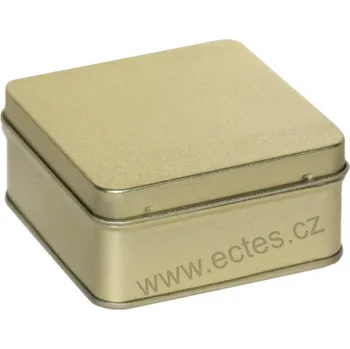 Dóza na potraviny GOLD 7418/40 zlatá mat