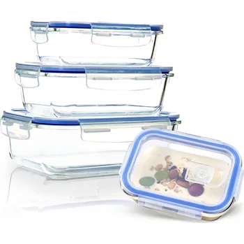 Dóza na potraviny Klarstein Obdélníkové skleněné dózy (10038296)