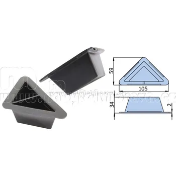 Nábytkové kování Nabytekmorava Kluzák nastřelovací vysoký